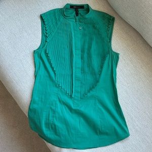 BCBGMAXAZRIA pleated tank top